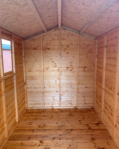 *NEW* Apex Shed w/ Log Store