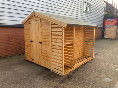 *NEW* Apex Shed w/ Log Store