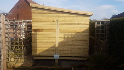 15x8 Tanalised Pent Shed